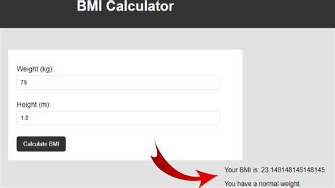 Creating Bmi Calculator In Django Step By Step Guide