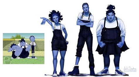 The Gross Sisters from The Proud Family. | 90s Cartoon Characters as