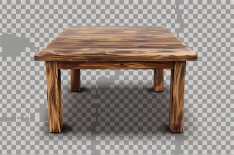 Premium Photo Wooden Dining Table Top Corner Perspective Realistic