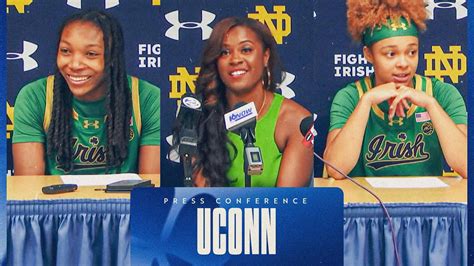 Postgame Press Conference Notre Dame Vs Uconn Notre Dame Womens