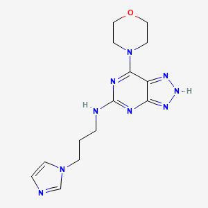 N 3 1H Imidazol 1 Yl Propyl 7 Morpholino 3H 1 2 3 Triazolo 4 5 D