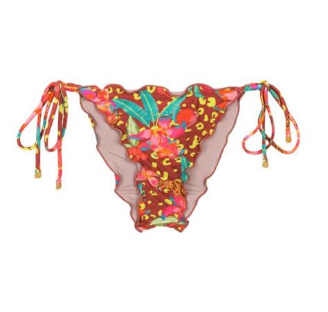 Partes De Abajo De Bikini Bottom Tropics Frufru Marca Rio De Sol