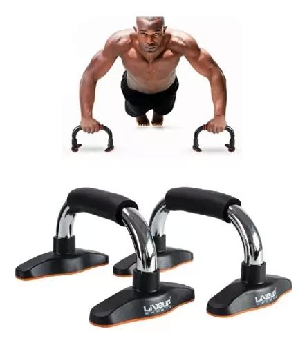 Barra Para Planchas Acero Cromado Flexiones Push Up Bars Cuotas Sin