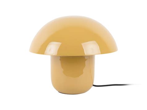 Fat Mushroom Lampe Poser Champignon En M Tal Couleur Jaune