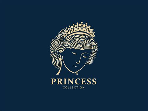 Princess logo by Mohsen Emami on Dribbble