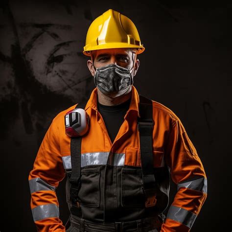 Premium Photo Construction Worker With Personal Protective Equipment