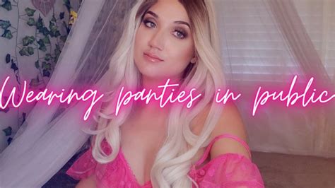 Wearing Panties In Public Thegoddessemmy Goddessemmy Goddess Emmy Emmy Blonde Femdom