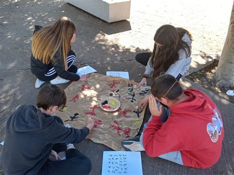 Taller De Pintura Rupestre Ies Escultor En Francesc Badia Foios