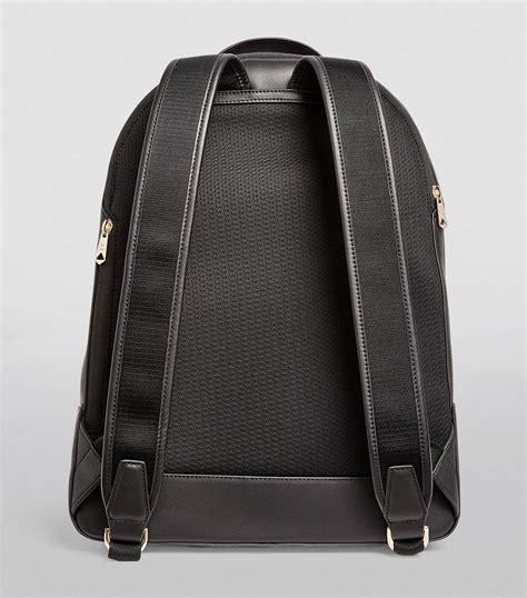 Paul Smith Black Leather Signature Stripe Backpack Harrods Uk