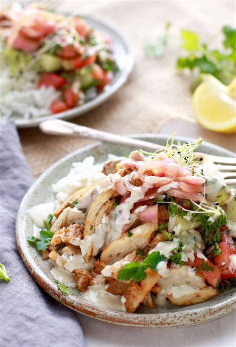 Awesome Healthy Chicken Shawarma Plate Recipe