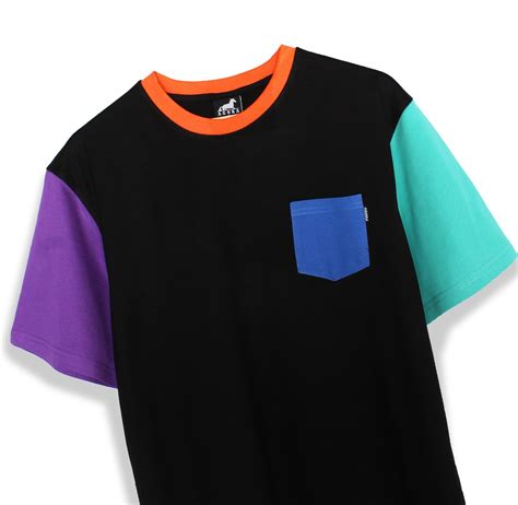 Color Block T Shirt Tee Etsy