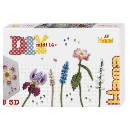 Stock Bureau Hama Perles Repasser Midi Art Bouquet De Fleurs Coffret