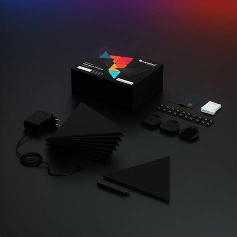 Nanoleaf Starterkit Shapes Triangles 9er Starter Set Ultra Black 9 Stk