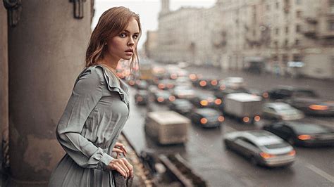 Anastasia Scheglova Women Model Georgy Chernyadyev Portrait