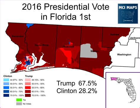 Final Florida Congressional Rankings for 2018 - MCI Maps | Election Data Analyst | Election ...