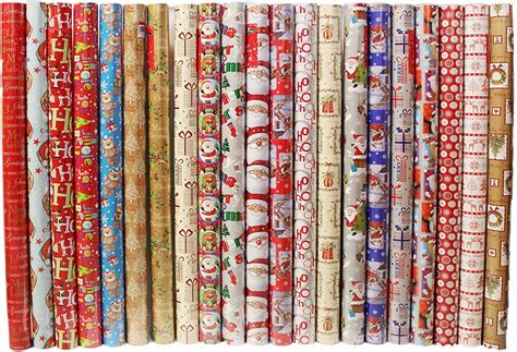 High Quality Christmas Wrapping Paper Rolls T Wraps With Different Designs T Packing