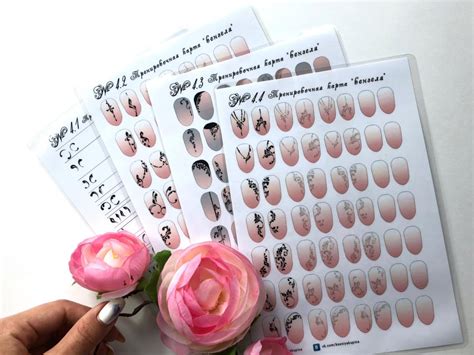 Practice Templates Nail Art