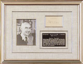 Eugene O'neill - Autograph | HistoryForSale Item 15349