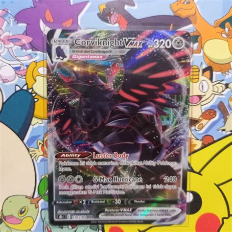 Jual Pokemon TCG Indonesia Vmax Klimaks 116 Corviknight Vmax RRR Kota