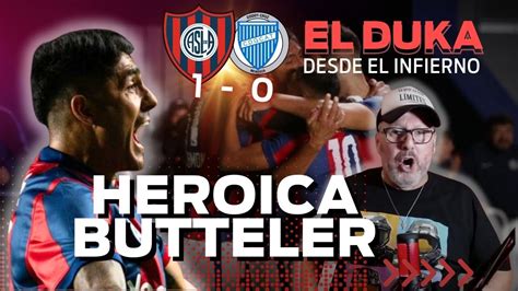 HEROICA BUTTELER San Lorenzo Vs Godoy Cruz 1 0 ELDUKA YouTube