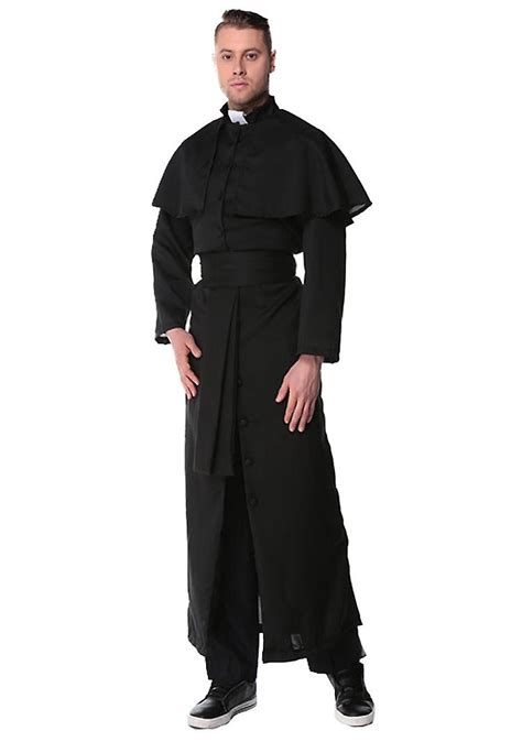 Hombre Sacerdote Halloween Mascarada Cosplay Jesucristo Disfraz Hombre