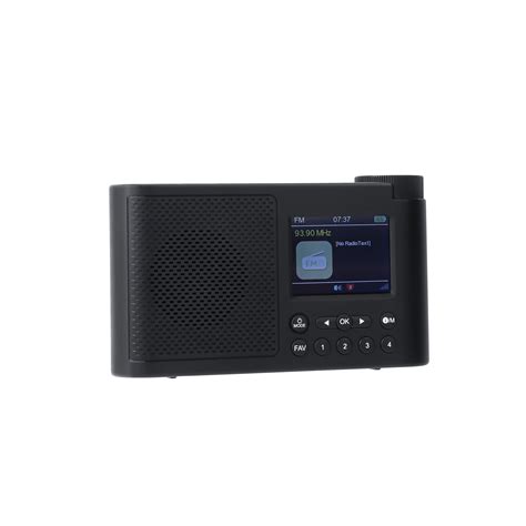 DAB, DAB+ Digital and FM Radio Battery and Mains Powered Portable Radio ... 