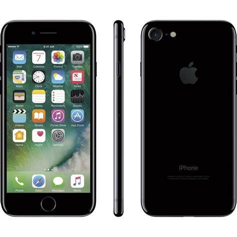 Apple Iphone 7 128gb Unlocked Gsm 4g Lte Quad Core Smartphone W 12mp Camera Jet Black Used