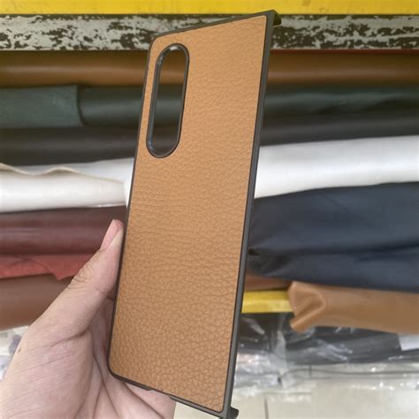 Ốp Lưng Galaxy Z Fold 3 Guda Da Bò Vân Mil