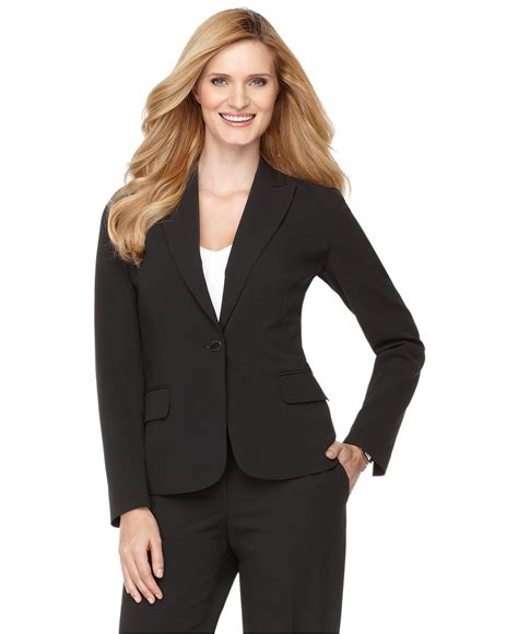 Calvin Klein Single Button Stretch Blazer Macys Interview Attire Interview Dress