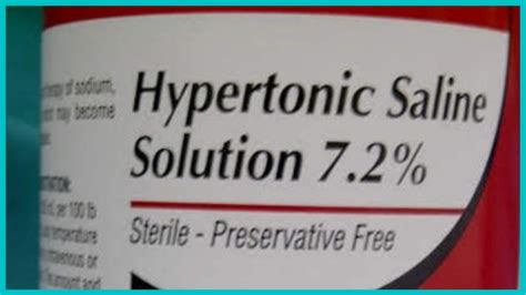 Hypertonic Saline for Everyone?