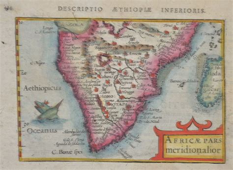 Africae Pars Meridionalior Bertius Petrus Amsterdam