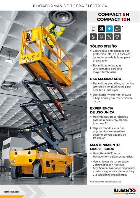 Calaméo Haulotte Compact 8n 10n Ficha técnica Es