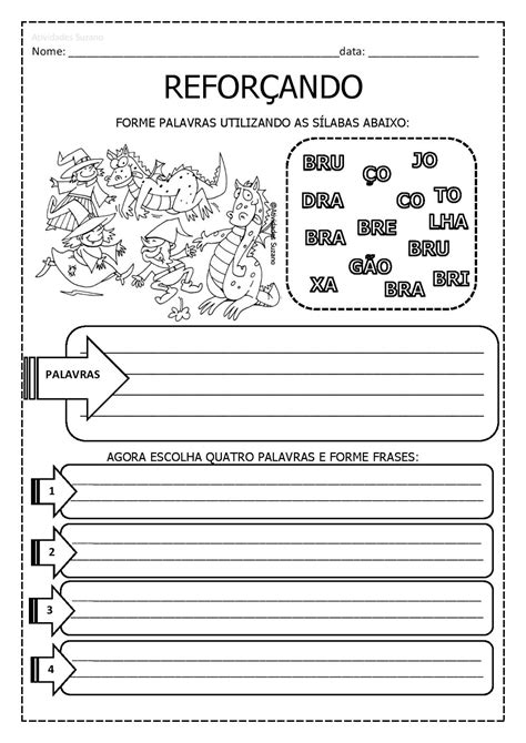 Atividades Silabas Complexas 2 Ano Learnbraz