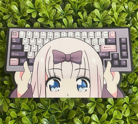 Chika Fujiwara X Gmk Olivia Peeker Keebweeb Sticker Mechanical Keyboard