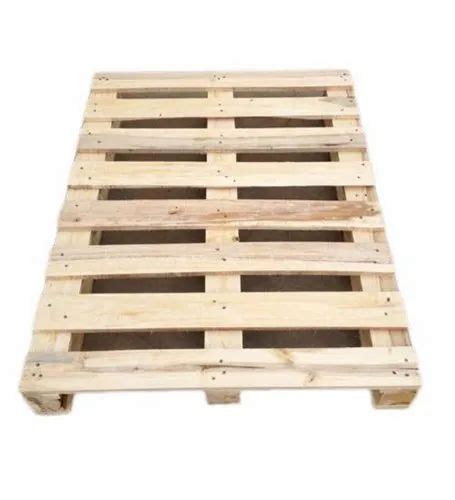 Way Brown Rectangular Wooden Pallet For Shipping Capacity Kg