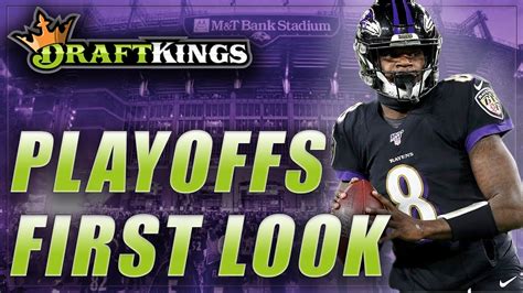 Draftkings Nfl Dfs Playoffs Divisional Round First Look Lineup Youtube