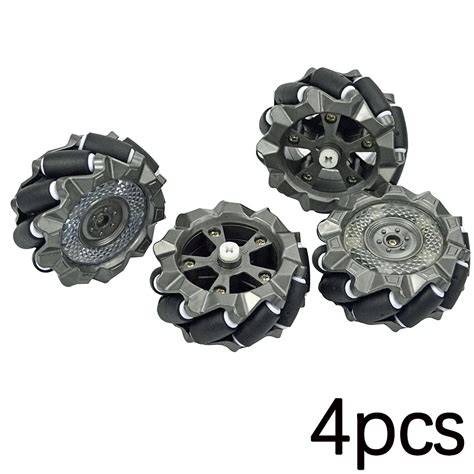 Pcs Technical Mecanum Wheels Universal Tires Omnidirectional Wheel