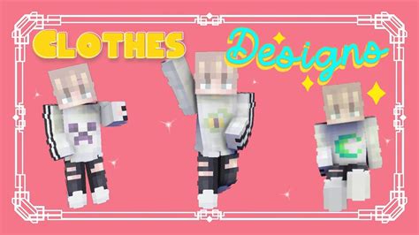 10 Minecraft Skin Clothing Design Ideas Youtube