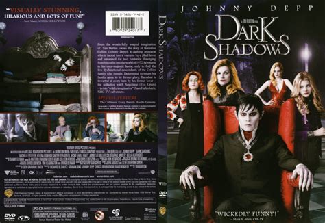 Dark Shadows (2012) R1 SLIM DVD COVER - DVDcover.Com