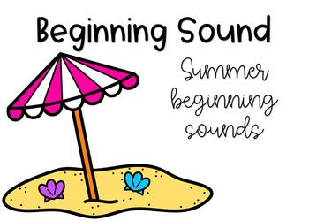 Summer Beginning Sounds Boom Cards By Nofrillsjustcaffeine Tpt