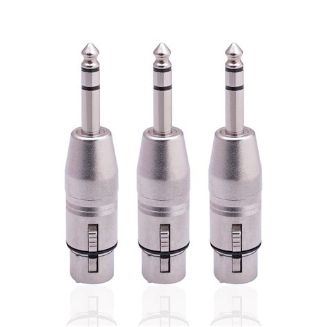 Pin Xlr Female Male To Mm Stereo Mono Male Female Cannon