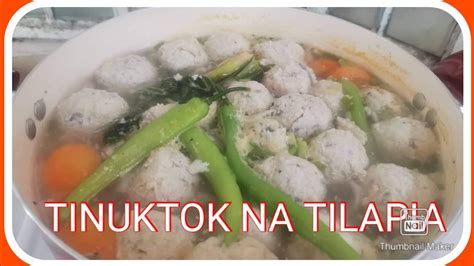 Tinuktok Na Tilapia Tinuktok Sa Bicol Paano Lutuin Ang Tinuktok Youtube