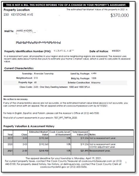 Chicago Reassessments Continue Understand Your Assessment Notice Learn About Appeals