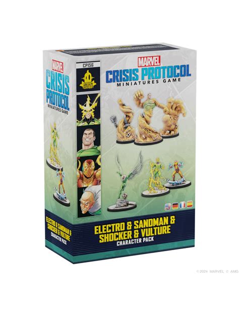 Marvel Crisis Protocol Electro Sandman Shocker Vulture Dungeon