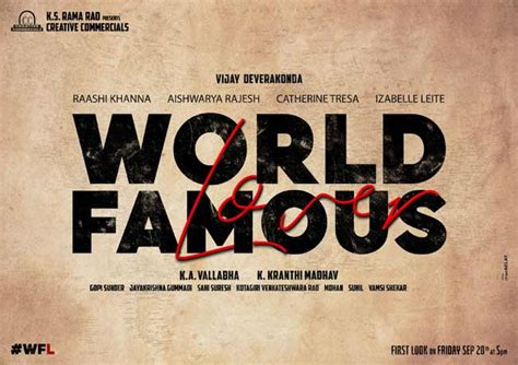 Vijay Devarakonda Is World Famous Lover | cinejosh.com