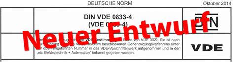 DIN VDE 0833-4:2023-02 – Entwurf | UDS Beratung