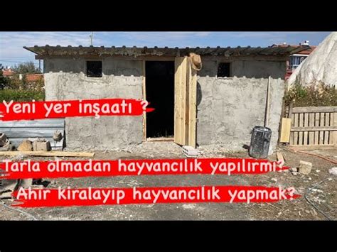 Kiralık ahırda hayvancılık yapmak kazandırır mı Tavuklara yeni kümes