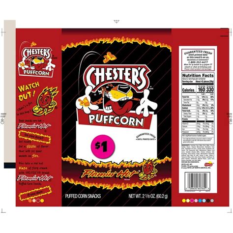 Chesters Puffcorn Flamin Hot Popcorn