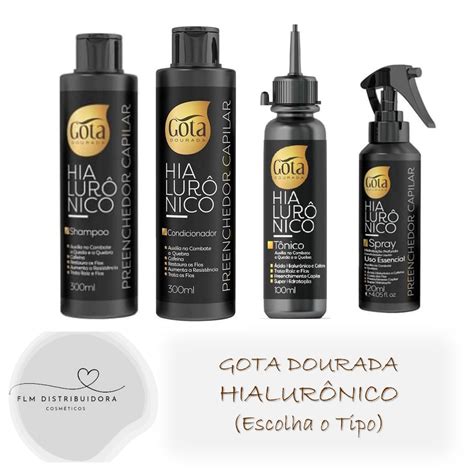 Gota Dourada Hialur Nico Escolha O Tipo Shopee Brasil