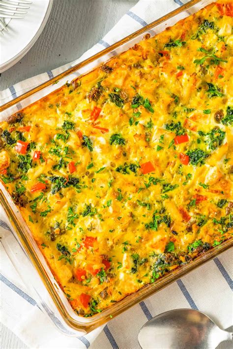 Keto Breakfast Casserole The Picky Eater Karinokada